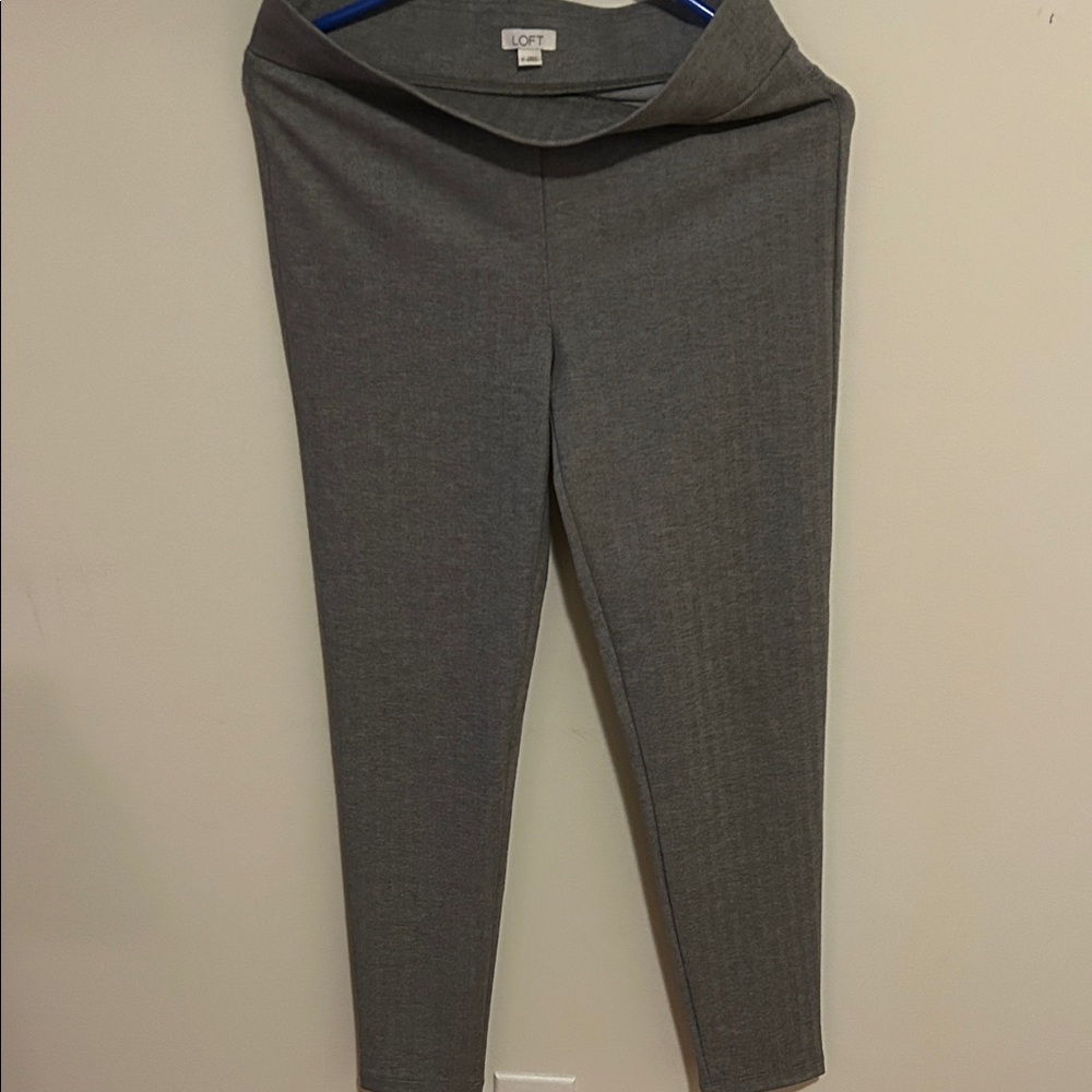 LOFT Charcoal Leggings